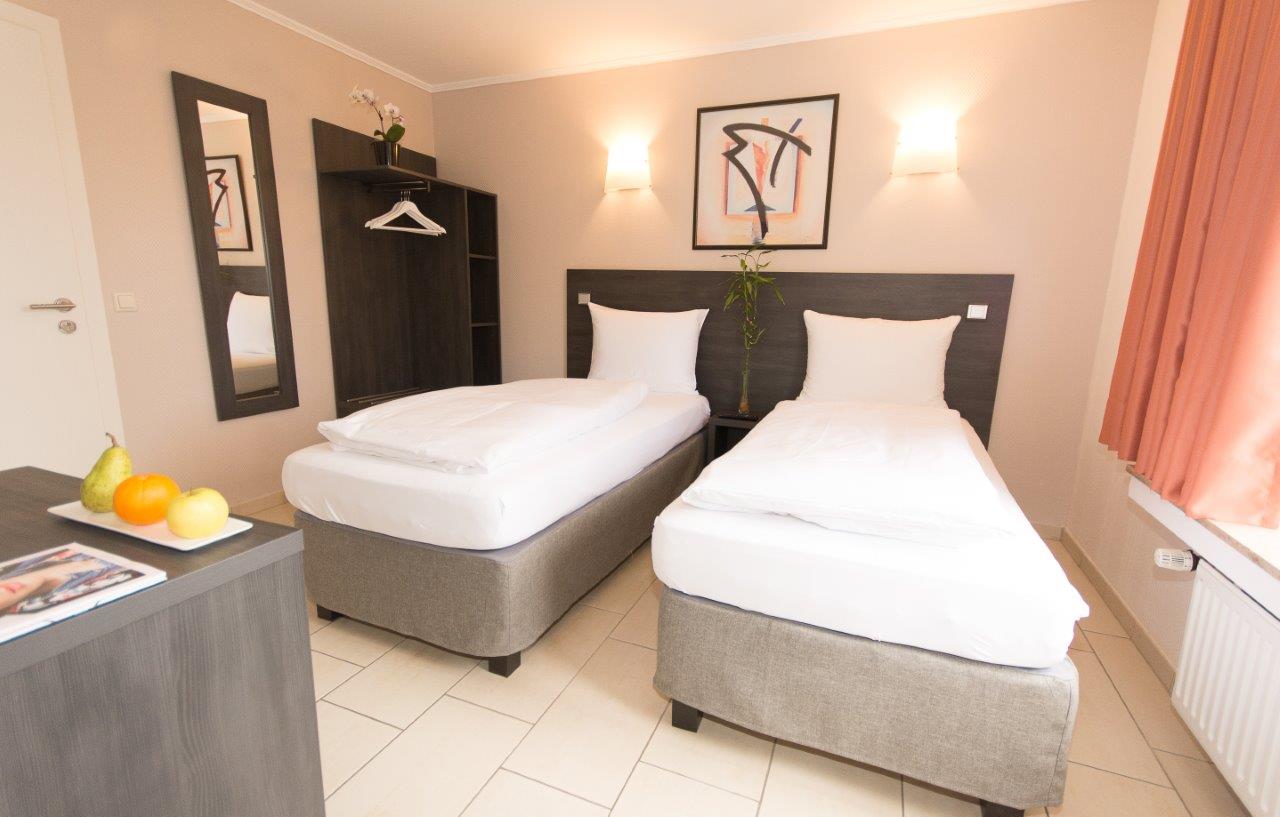 Chambre Twin avec lits séparés Hotel Bivius